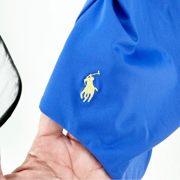 ✅ Polo‎ RALPH LAUREN ROYAL Blue One Piece Swimsuit WITH YELLOW HORSE SIZE SMALL - Picture 4 of 7